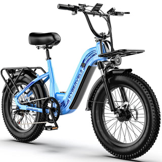 1000W Electric Bike for Adults 30+MPH 80 Miles Max Range