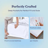 King Size Bed Sheets 400 Thread Count, Deep Pocket