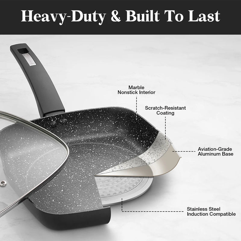 9.5 Inch Nonstick Grill Pan