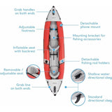 Inflatable Fishing Kayak Set