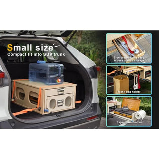 Overland Kitchen Slide-Out Box, SUV, Van, Truck Camping