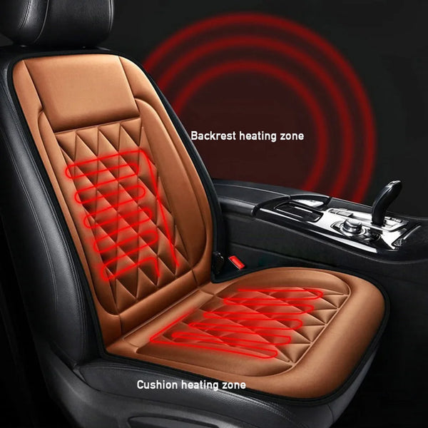 Adjustable Heating Car Seat Cushion (Black & Gray only)
