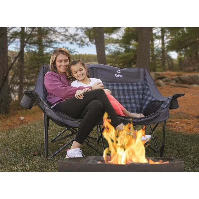 Oversized Comfort Padded Camping Sofa, 600-lb. Capacity