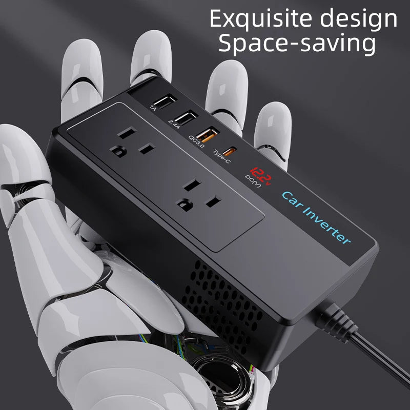200W Car Inverter DC 12V To 110V AC