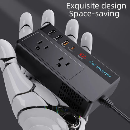 200W Car Inverter DC 12V To 110V AC