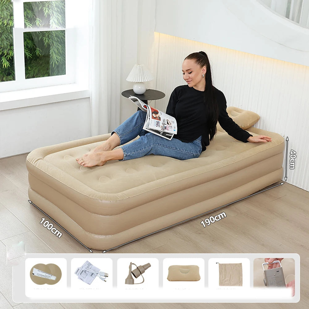 Luxury Camping PVC Air Mattress
