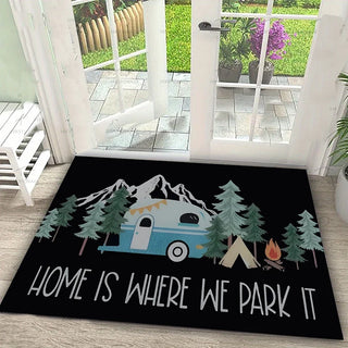 RV Happy Campers Decorate Door Mats
