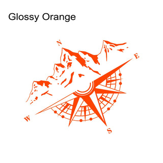 Mountain Compass Vinyl Sticker
