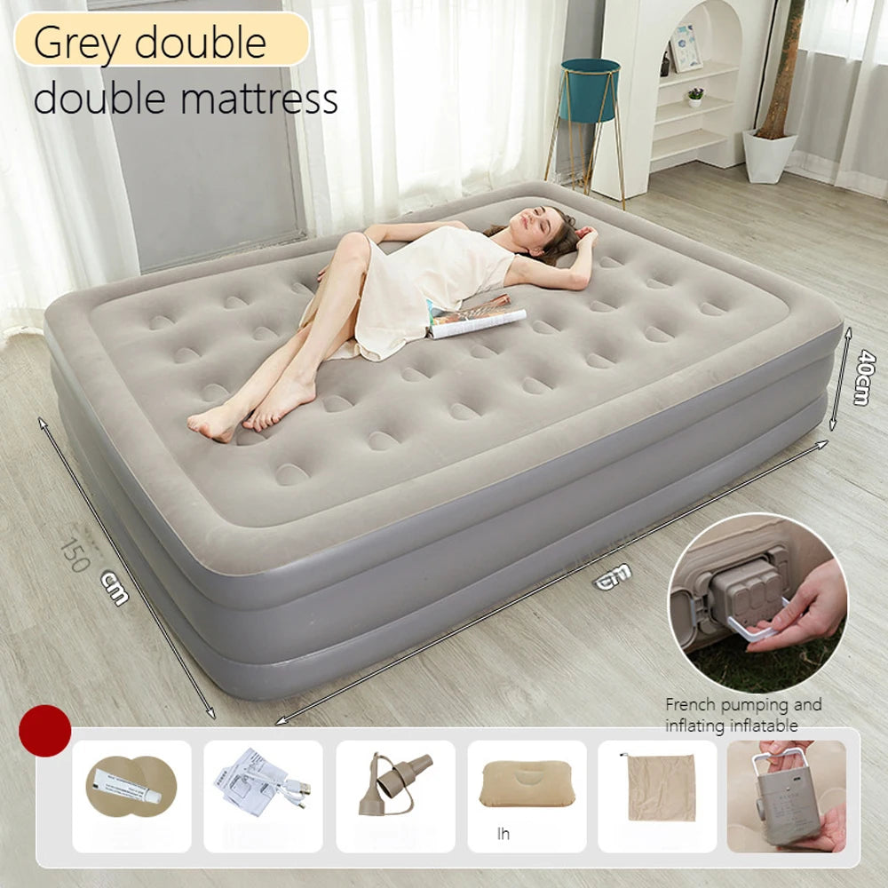 Luxury Camping PVC Air Mattress