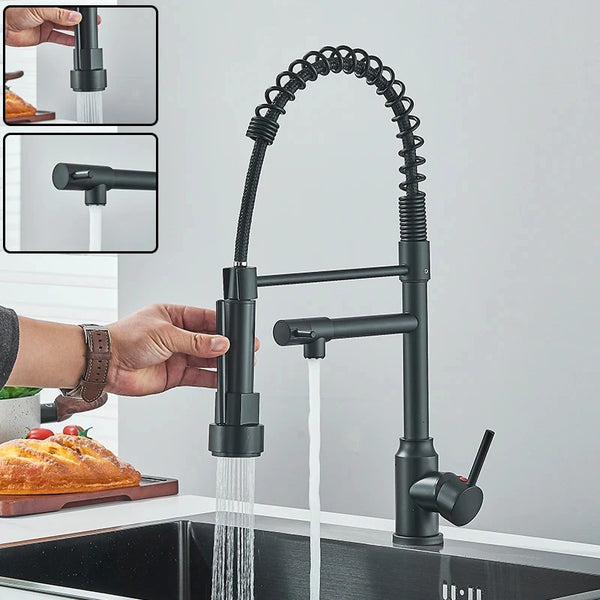 Black Kitchen Sink Faucet