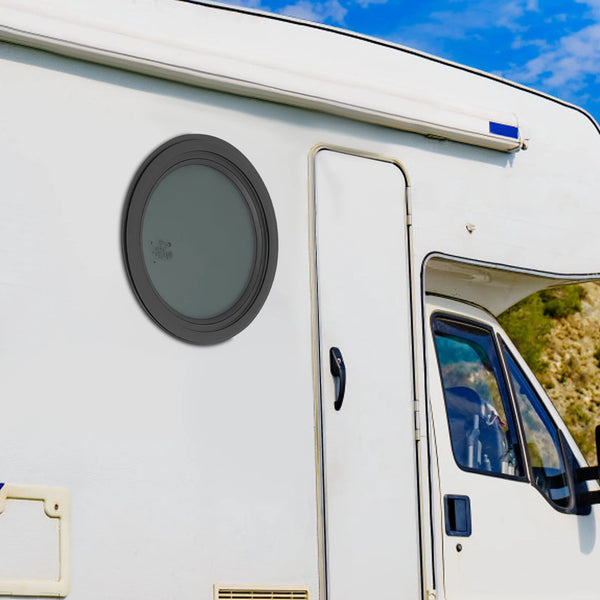 12 inch Round Fixed RV Window with Trim Ring