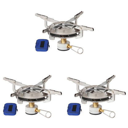 Outdoor Camping Gas Stove with Storage Bag