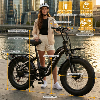 1000W Electric Bike for Adults 30+MPH 80 Miles Max Range