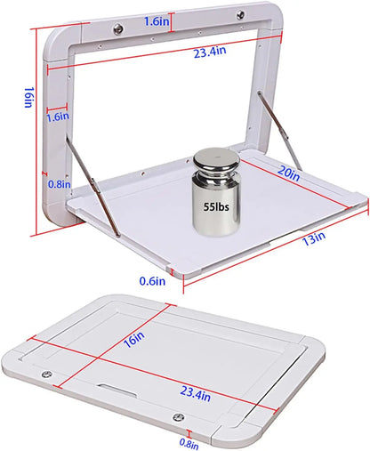 Foldable RV Wall-Mounted Table