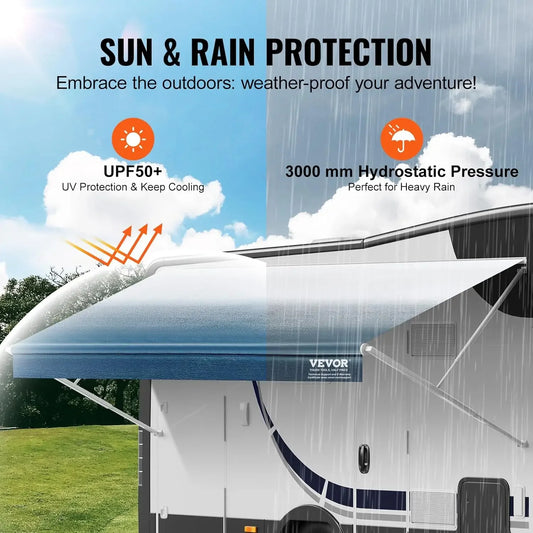 15' (14.2 fabric) RV Awning Fabric Replacement