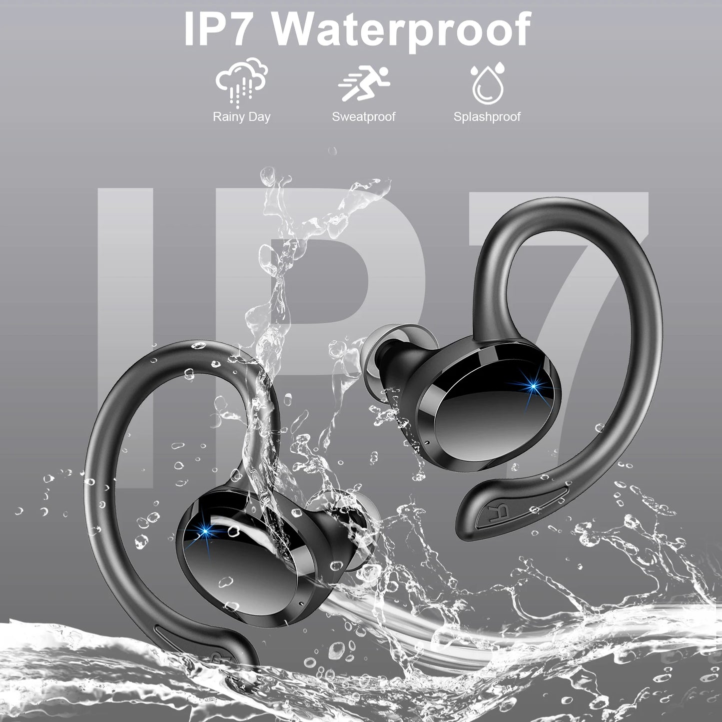 Wireless Bluetooth 5.3 Earbuds, Stereo Bass, in-Ear Noise Cancelling Mic