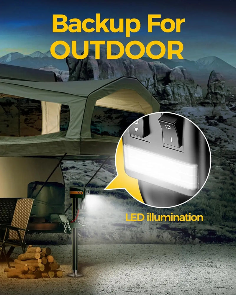 Electric Trailer Jack to 7500LB, Power Tongue Jack