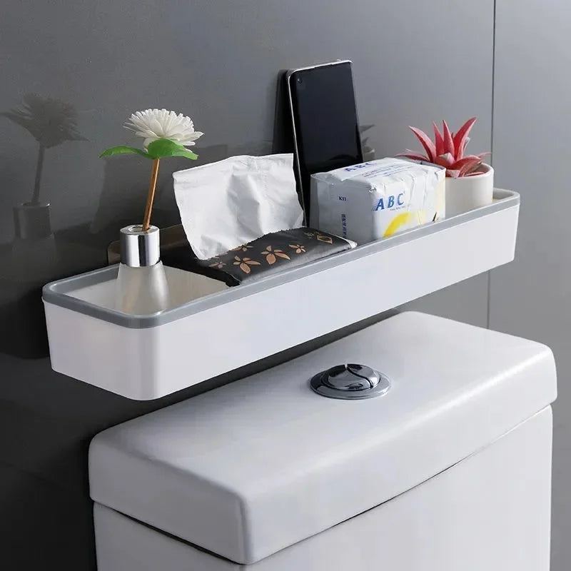 1pc Toilet Bathroom Storage Shelf Organizer