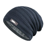 Men's Winter Warm Fleece Knitted Hat