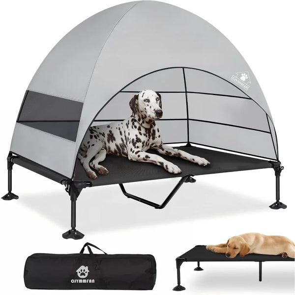 Elevated Dog Bed with Upgraded Canopy