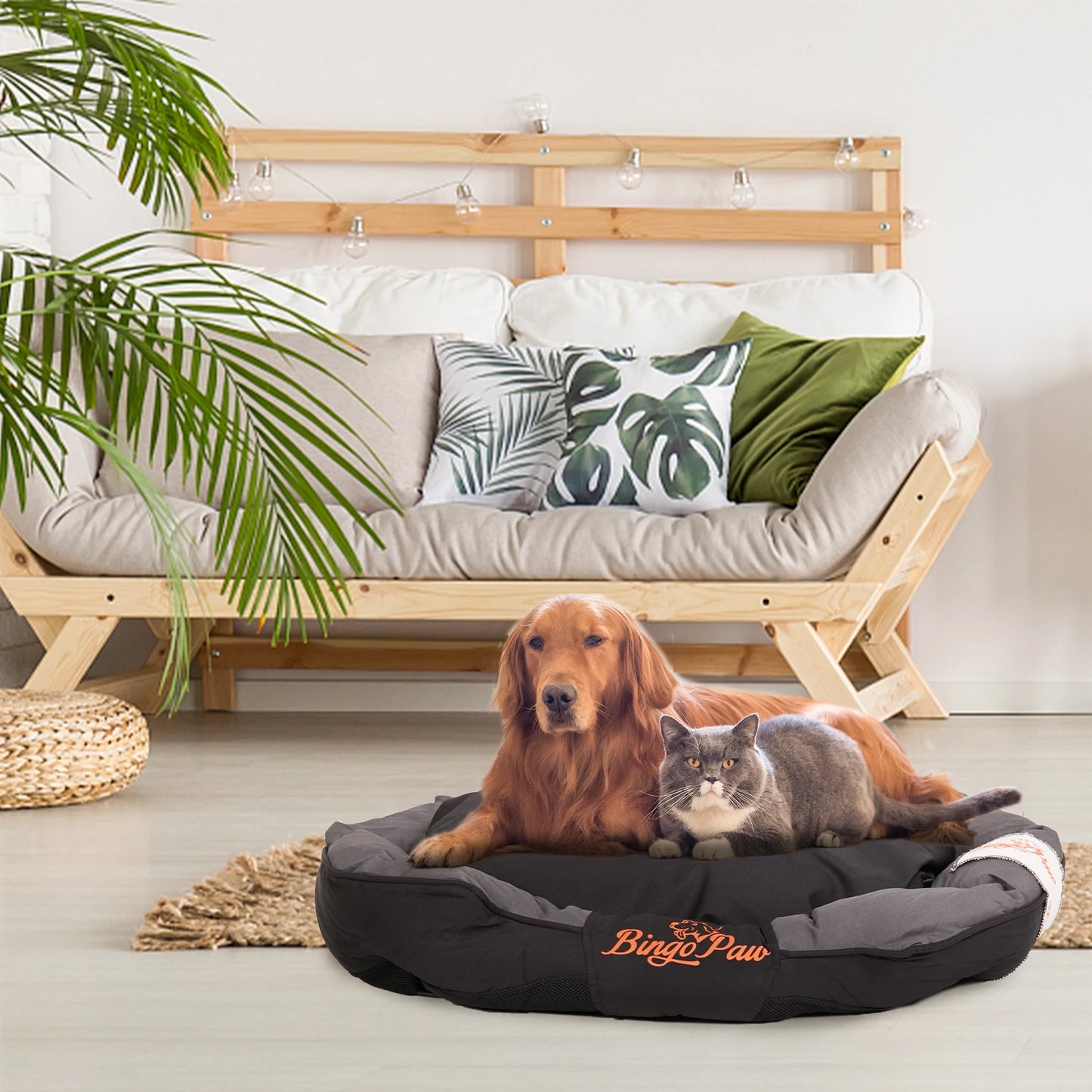 Dog Bed for All Season, Oxford Cover (L, XL, XXL)