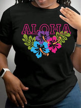 Beach Party Tee | Women's Hibiscus Print