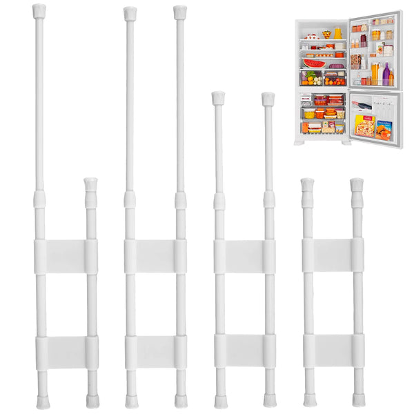 4Pcs RV Refrigerator Adjustable Tension Stabilizer Bars -15.8in to 27.6in