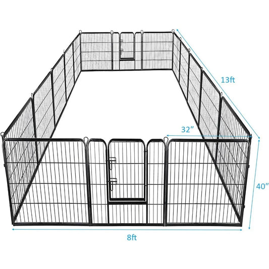 Metal Dog Playpen 40-inch (16 Panels)