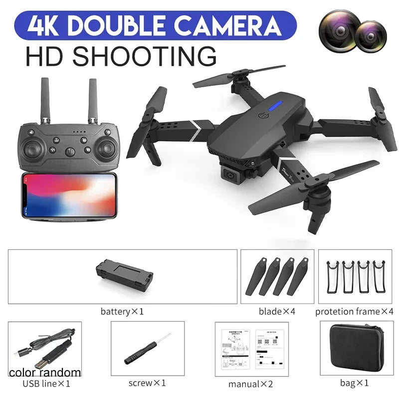 2025 RC Drone 4K Professional With 1080P Wide Angle HD Camera