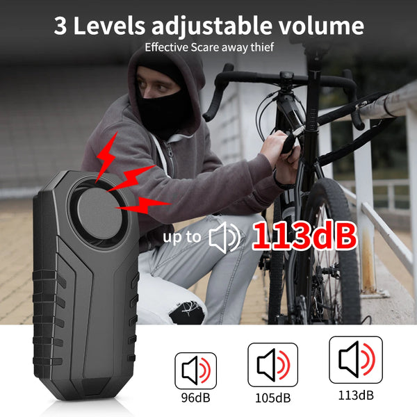 Bike Anti-Theft Alarm with Remote