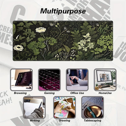 Botanical Floral Mouse Pads (10 Floral Colors Available)