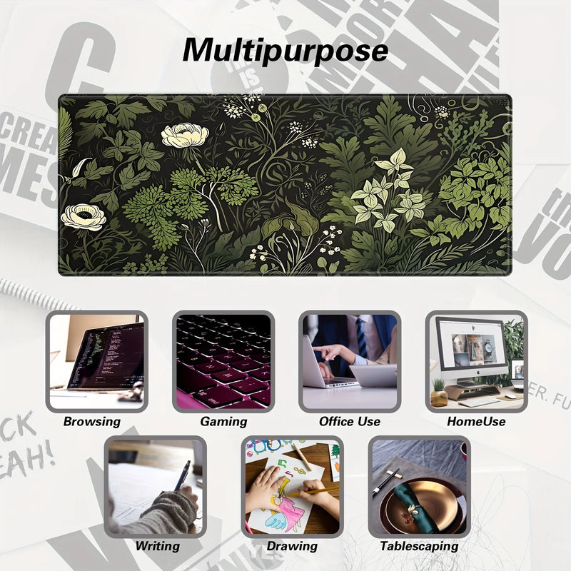 Botanical Floral Mouse Pads (10 Floral Colors Available)