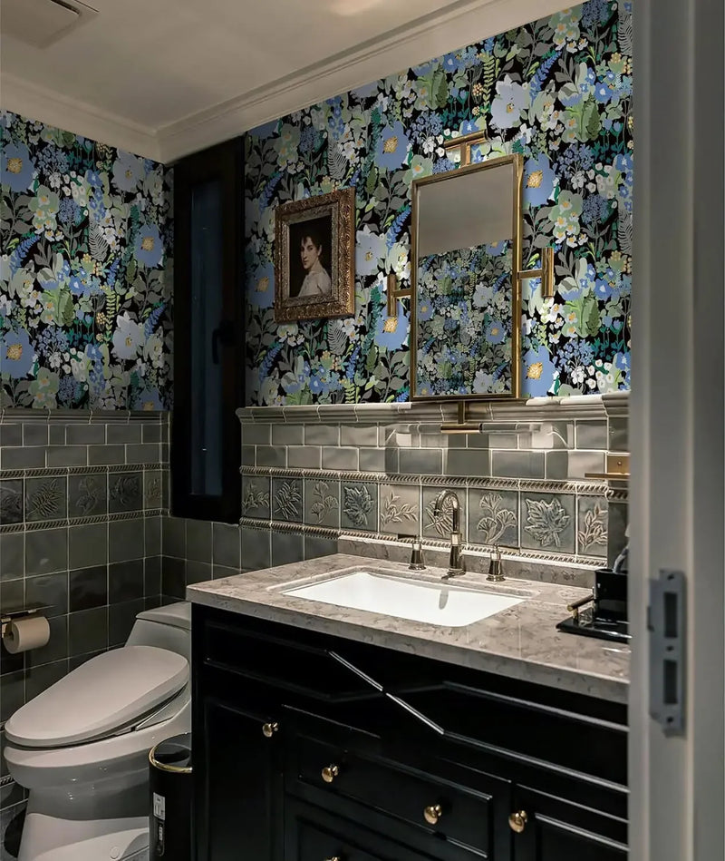 Vintage Flower Peel and Stick Wallpaper