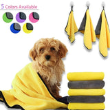 Pet bath towel soft coral fleece