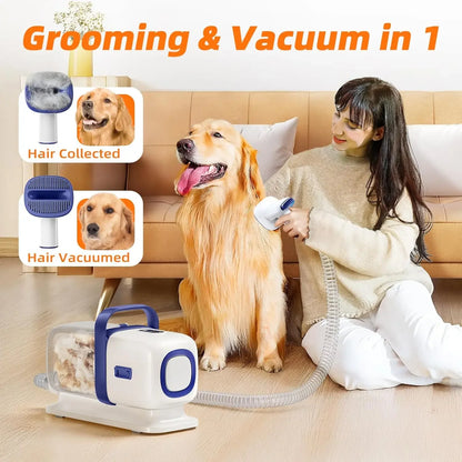 All-in-One Dog Grooming Kit with Vacuum, Low Noise