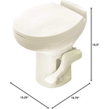 Residence RV Toilet / High Profile / Bone
