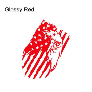 American Bald Eagle Flag Tailgate Decal