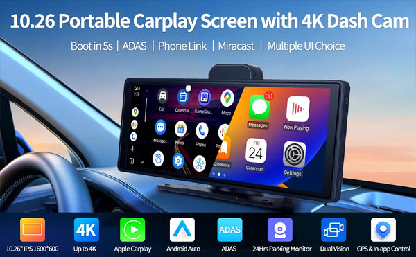 10.26" 4K ADAS Wireless CarPlay & Android Auto