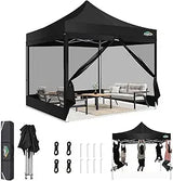 10x10 Heavy Duty Pop up Canopy with Sidewalls
