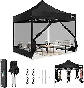10x10 Heavy Duty Pop up Canopy with Sidewalls