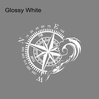 Ocean Compass Vinyl Stickers