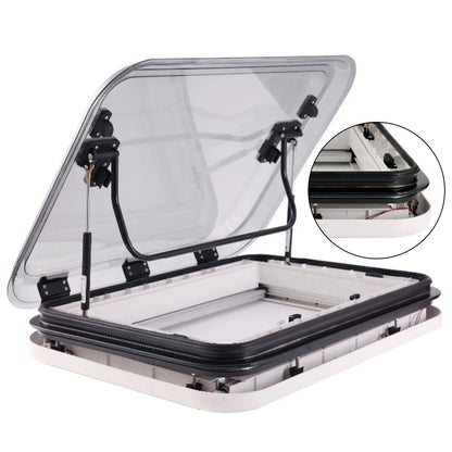 RV Caravan LED Skylight/Hatch - 800x500mm (27.56" x 19.69")