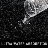 Luxury Shaggy Extra Thick Bathroom Rugs - 2 Piece Set