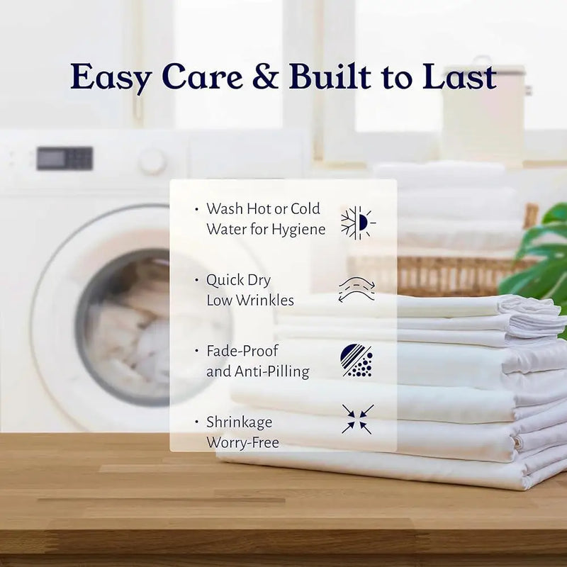 King Size Bed Sheets 400 Thread Count, Deep Pocket