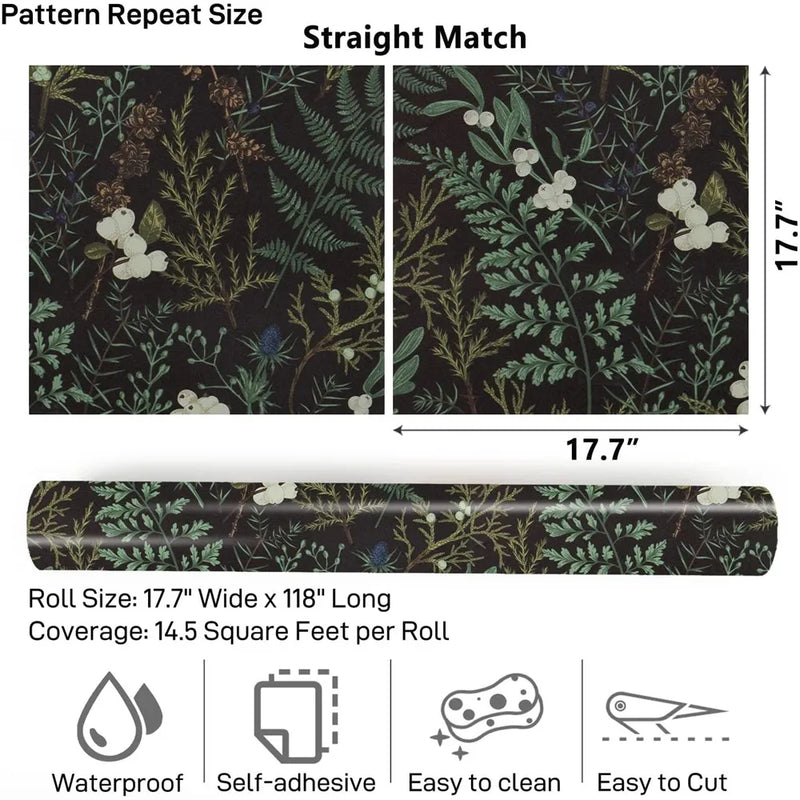 Tropical Rain Forest Peel and Stick Wallpaper