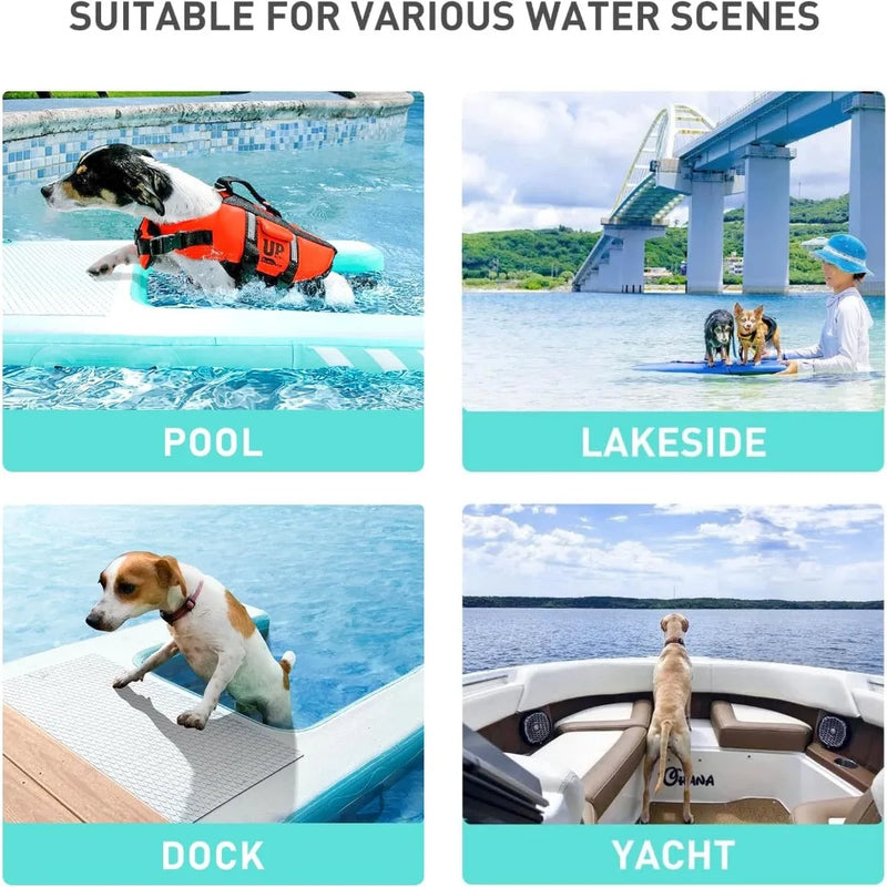 Inflatable Large Dog Water Ramp Up to 200 lbs.