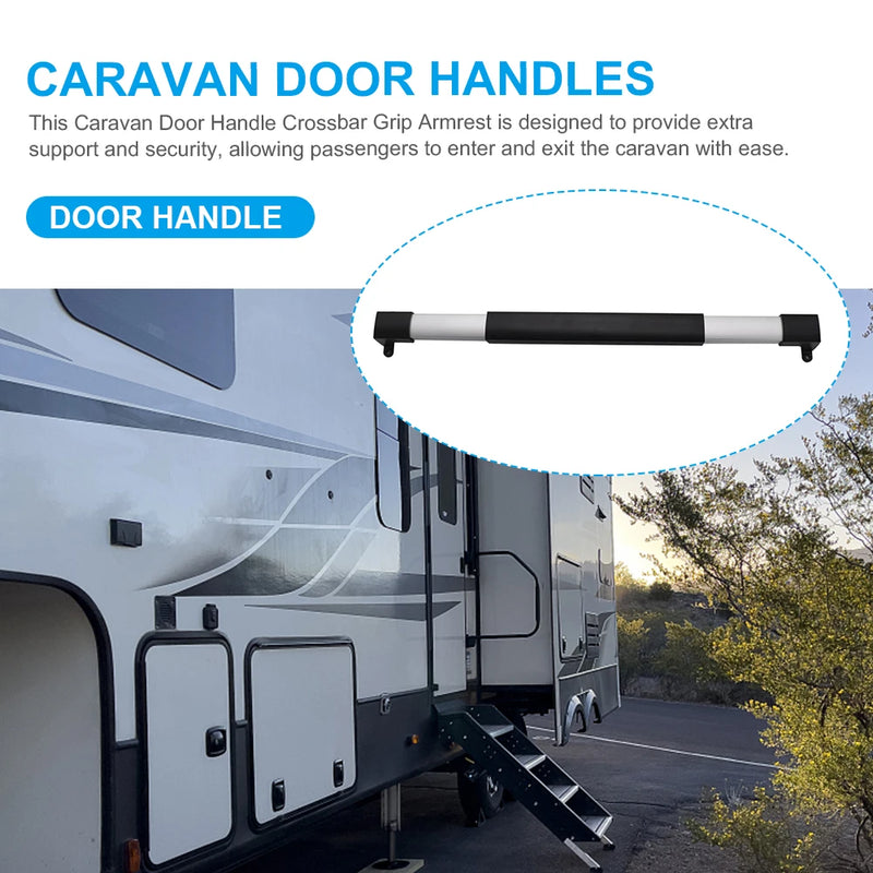 RV Screen Door Grab Bar - Adjustable From 21 5/8inch to 28 5/8inch