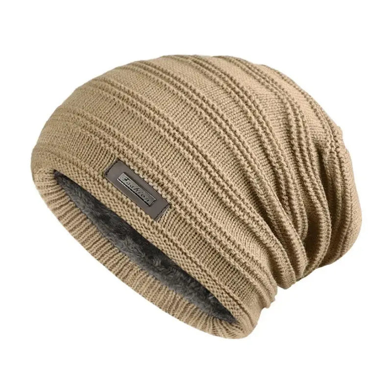 Men's Winter Warm Fleece Knitted Hat