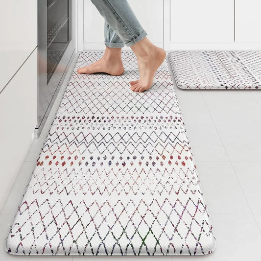 Kitchen Mats 2PCS, Cushioned Anti Fatigue