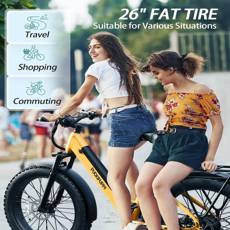 All Terrain 26" Fat Tire Electric Bicycle